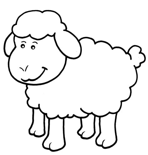 desenho de ovelha para colorir